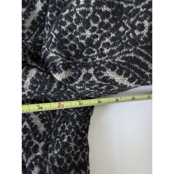 Steve Madden Pea Coat Woman’s Sz M Wool Blend Black/Tan Heavy - Picture 9 of 12